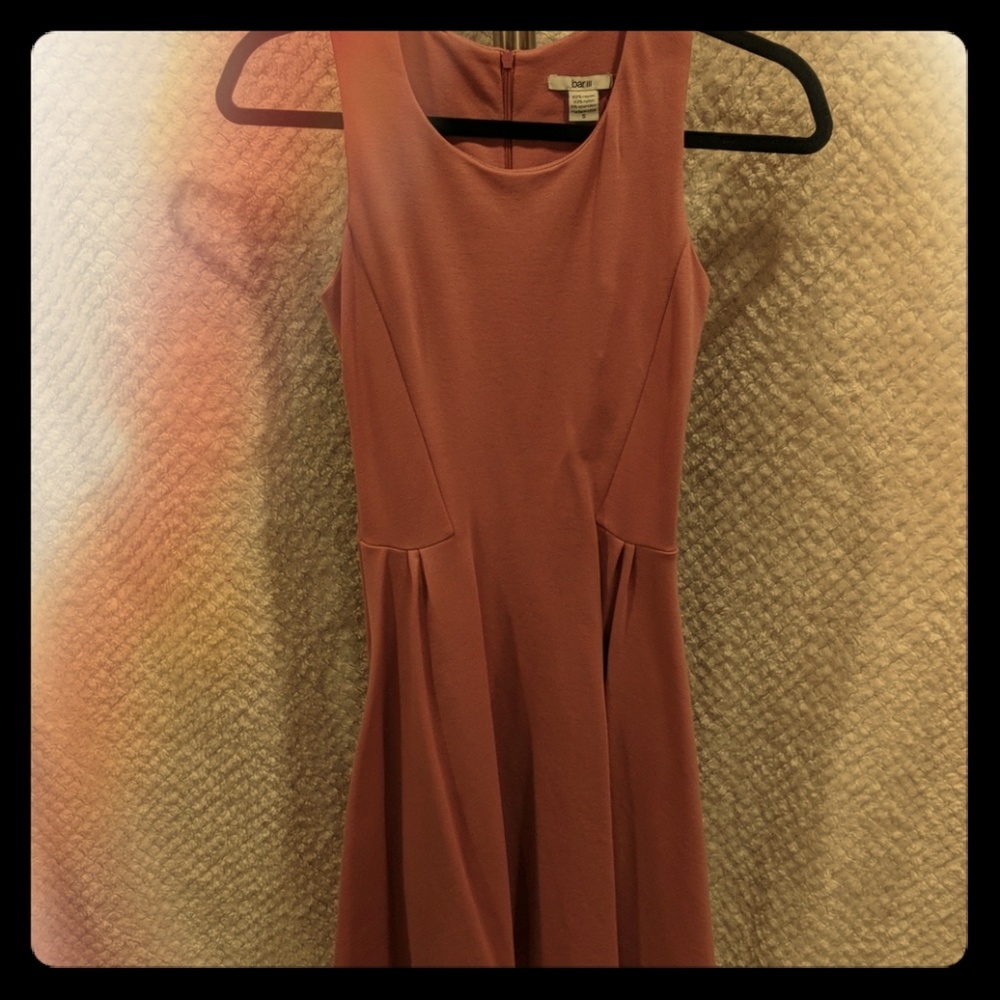 Pink flare dress